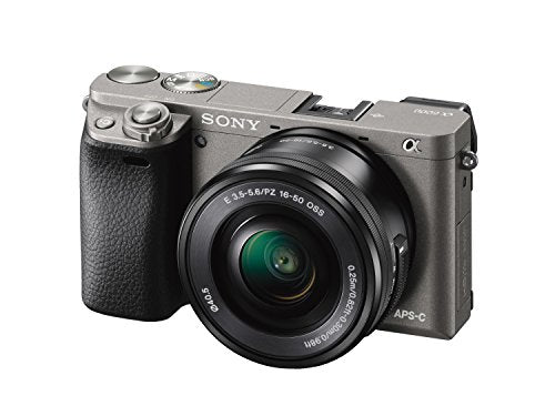 Sony Alpha a6000 Mirrorless Digital Camera with 16-50mm Lens, Graphite (ILCE-6000L/H)