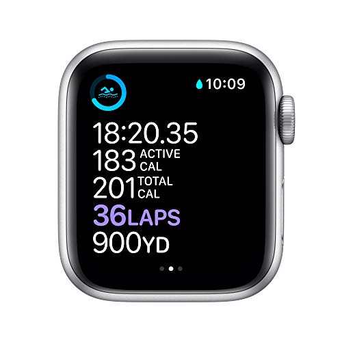 Apple Watch Series 6 (GPS, 40mm) - Silver Aluminum Case with White Sport Band - AOP3 EVERY THING TECH 