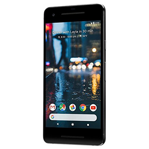 Google Pixel 2 128GB Unlocked GSM/CDMA 4G LTE Octa-Core Phone w/ 12.2MP Camera - Just Black