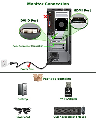 HP Small Form Computer Tower PC, Intel Core i7 3.4GHz Processor, 8GB Ram, 128GB M.2 SSD, 1TB HDD, WiFi | Bluetooth, HDMI, NVIDIA GeForce GT 1030 2GB DDR5, Windows 10 (Renewed)