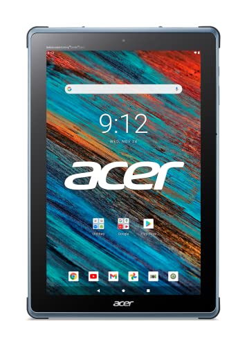 Acer Enduro Urban T3 EUT310A-11A-8995 Rugged Tablet | 10.1" WUXGA IPS Touch Gorilla Glass | MediaTek MT8385 CPU | 4GB LPDDR4X | 64GB eMMC | WiFi-5 | Front & Rear 5MP Webcam | Polaris Blue | Android 11