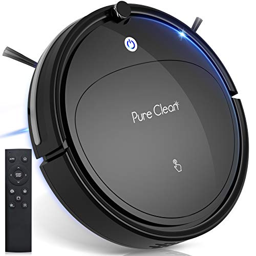 Robot Vacuum Cleaner - Self Charging Robo Vacuum Cleaner - 1200pa Suction, Self Path Navigation, 70 Min Run Time - Carpet Hardwood Linoleum Tile - SereneLife PUCRCX70