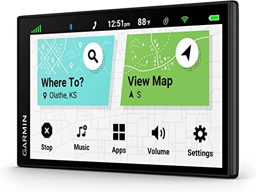 Garmin DriveSmart 66, 6-inch Car GPS Navigator with Bright, Crisp High-Resolution Maps and Garmin Voice Assist Bundle with EZEE PowerPack (4 Items)