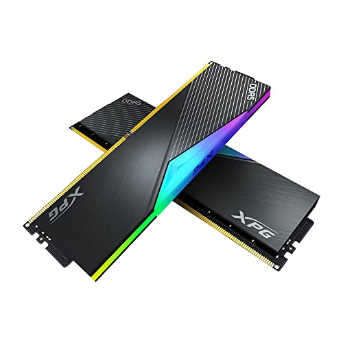 XPG Lancer DDR5 RGB 5200MHz 32GB (2x16GB) CL38-38-38 UDIMM 288-Pins Desktop SDRAM Memory RAM Kit (AX5U5200C3816G-DCLARBK)