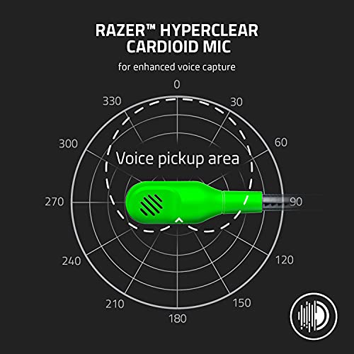 Razer BlackShark V2 X Gaming Headset: 7.1 Surround Sound - 50mm Drivers - Memory Foam Ear Cushions - for PC, PS5, PS4, Switch, Xbox One, Xbox Series X|S, Mobile - 3.5mm Audio Jack - Green