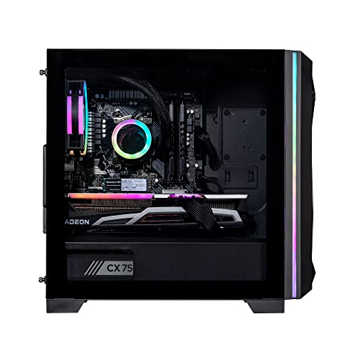 Velztorm Mini Pilum Custom Built Gaming Desktop PC (AMD Ryzen 7-3700X 8-Core, Radeon RX 6700 XT, 64GB RAM, 2TB PCIe SSD + 6TB HDD (3.5), WiFi, USB 3.2, HDMI, Bluetooth, Win 11 Pro)