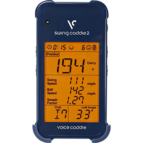 Voice Caddie SC 200 Portable Golf Launch Monitor with Audible Output, Blue