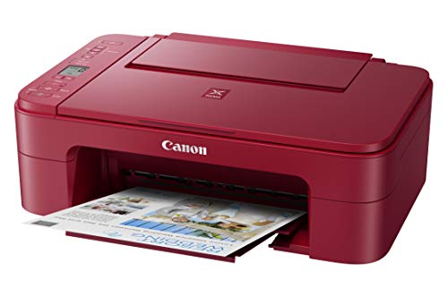 Canon Pixma TS3320 Red, Works with Alexa