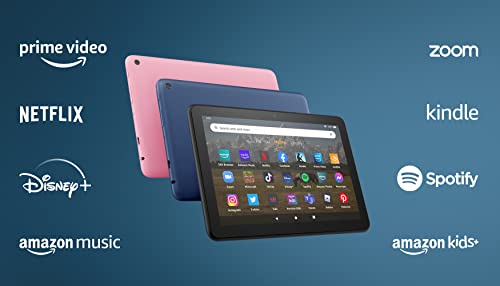 All-new Fire HD 8 tablet, 8” HD Display, 32 GB, 30% faster processor, designed for portable entertainment, (2022 release), Black