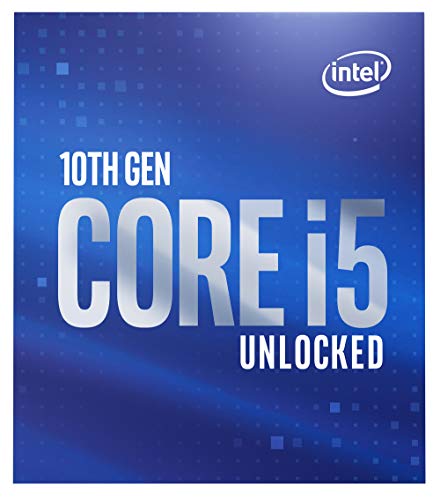 Intel Core i5-10600K Desktop Processor 6 Cores up to 4.8 GHz Unlocked  LGA1200 (Intel 400 Series Chipset) 125W