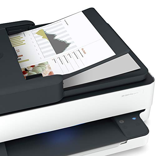 HP Envy Pro 6475 Wireless All-in-One Printer, Includes 2 Years of Ink Delivered, Mobile Print, Scan & Copy, Compatible with Alexa (8QQ86A)