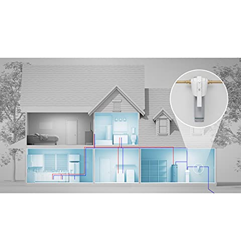 GE Smart Home Water Filter System | Premium Water Filtration System Reduces Lead, Rust & More | Wifi Enabled | Install Kit & Accessories Included | Replace Filters (FTHLM, FTHTM, FTHPM) Every 3 Months