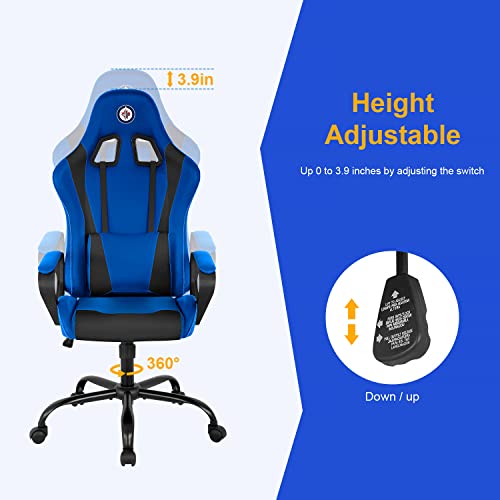 PC Gaming Chair Ergonomic Office Chair Desk Chair PU Leather Computer Chair High Back Racing Chair with Lumbar Support Armrest for Home Office