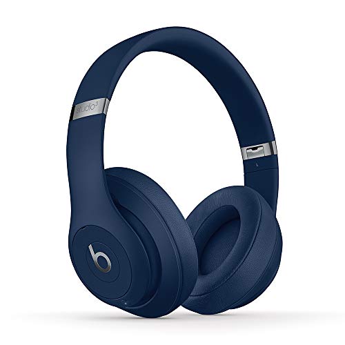 Beats Studio3 Wireless Noise Cancelling Over-Ear Headphones - Apple W1 Headphone Chip, Class 1 Bluetooth, 22 Hours of Listening Time, Built-in Microphone - Blue (Latest Model) - AOP3 EVERY THING TECH 