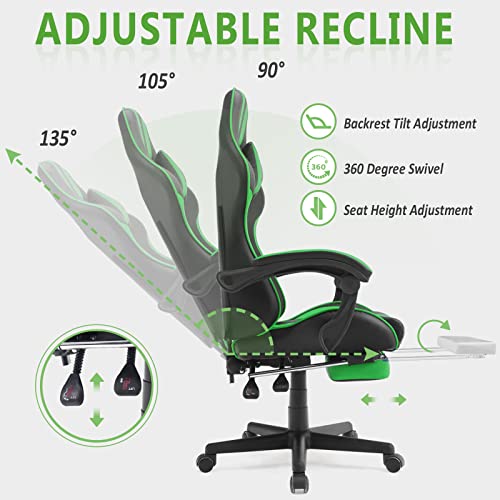 Pink and Green Gaming Chairs Bundle