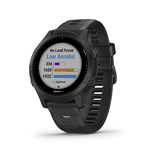 Garmin Forerunner 945, Premium GPS Running/Triathlon Smartwatch with Music, Black