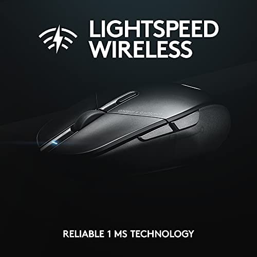Logitech G303 Shroud Edition Wireless Gaming Mouse - LIGHTSPEED Wireless - HERO 25K - 25,600 DPI - 75 grams - 5-buttons – PC - Black