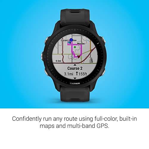 Garmin Forerunner® 955, GPS Running Smartwatch, Tailored to Triathletes, Long-Lasting Battery, Black