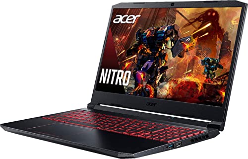 Acer Nitro 5 AN515-55-53AG Gaming & Entertainment Laptop (Intel i5-10300H 4-Core, 8GB RAM, 500GB HDD, GTX 1650, 15.6" 60Hz Full HD (1920x1080), WiFi, Bluetooth, Win 10 Home) (Renewed)