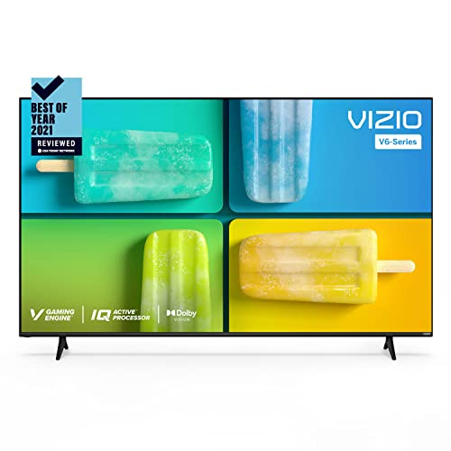 VIZIO 75-Inch V-Series 4K UHD Smart TV with Voice Remote, Dolby Vision, Alexa Compatibility, VRR with AMD FreeSync, V756-J03, 2021 Model