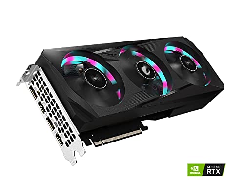 GIGABYTE AORUS GeForce RTX 3060 Elite 12G (REV2.0) Graphics Card, 3X WINDFORCE Fans, 12GB 192-bit GDDR6, GV-N3060AORUS E-12GD REV2.0 Video Card