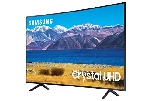 SAMSUNG 55-inch Class Curved UHD TU-8300 Series - 4K UHD HDR Smart TV With Alexa Built-in (UN55TU8300FXZA, 2020 Model)