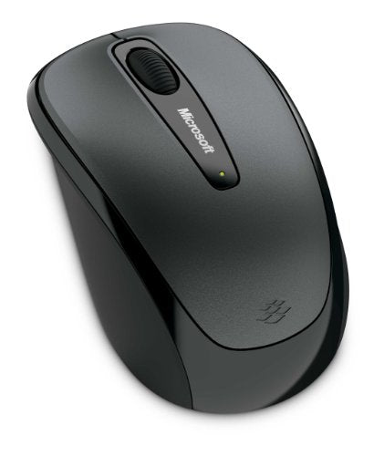 Microsoft Wireless Mobile Mouse 3500 - Loch Ness Gray. Comfortable design, Right/Left Hand Use, Wireless, USB 2.0 with Nano transceiver for PC/Laptop/Desktop, works with for Mac/Windows Computers