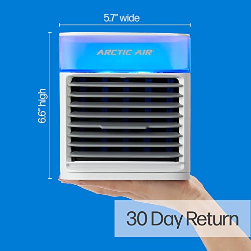 Arctic Air Pure Chill 2.0 Evaporative Air Cooler by Ontel - Powerful, Quiet, Lightweight and Portable Space Cooler with Hydro-Chill Technology For Bedroom, Office, Living Room & More