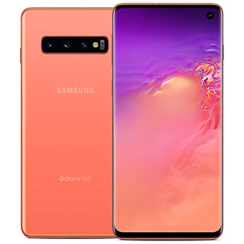 Samsung Galaxy S10 Factory Unlocked Android Cell Phone | US Version | 512GB of Storage | Fingerprint ID and Facial Recognition | Long-Lasting Battery | U.S. Warranty | Flamingo Pink