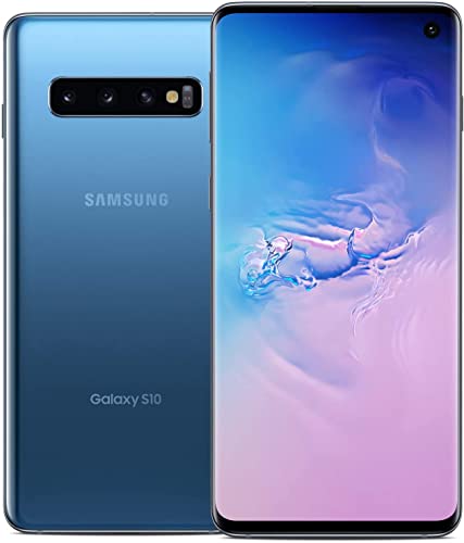 Samsung Galaxy S10 G973U Unlocked 128GB - Prism Blue (Renewed)