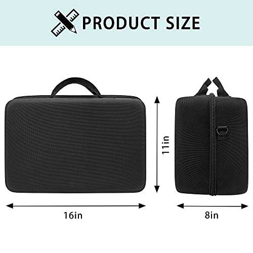 Qiteyz EVA Carrying Case Compatible with Playstation 5 and PS5 Digital Edition，Playstation Controller, PS5 Games, Gaming Headset, and Gaming Accessories