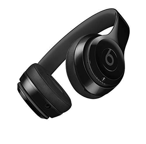 Beats Solo3 Wireless On-Ear Headphones - Apple W1 Headphone Chip, Class 1 Bluetooth, 40 Hours of Listening Time - Gloss Black (Previous Model)