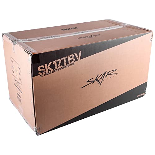 Skar Audio SK12TBV Single 12" 800 Watt Max Power Vented Subwoofer Enclosure Bass Tube