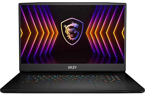 MSI Titan GT77 12UHS Gaming & Entertainment Laptop (Intel i7-12800HX 16-Core, 128GB DDR5 4000MHz RAM, 8TB PCIe SSD, GeForce RTX 3080 Ti, 17.3" 144Hz Win 11 Pro) with MS 365 Personal, Hub