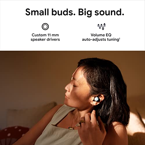 Google Pixel Buds Pro - Noise Canceling Earbuds - Up to 31 Hour Battery Life with Charging Case - Bluetooth Headphones - Compatible with Wireless Charging - Coral