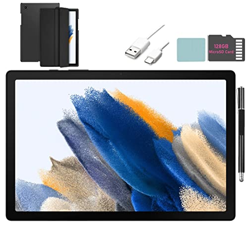 Samsung Galaxy Tab A8 10.5-inch Touchscreen (1920x1200) Wi-Fi Tablet Bundle, Octa-Core Processor, 3GB RAM, 32GB Memory, Bluetooth, 128GB MicroSD Card, Android 11 OS