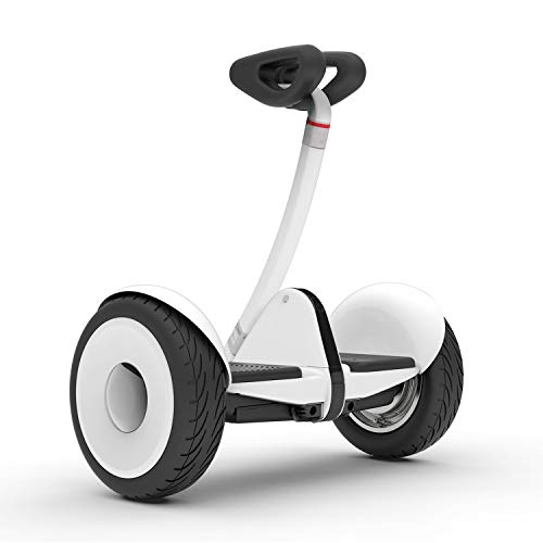 Segway Ninebot S Smart Self-Balancing Electric Scooter with LED light, Portable and Powerful, White