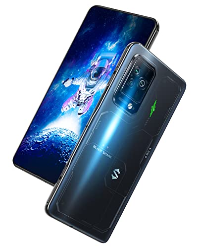 Black Shark 5 Pro Gaming Phone, 5G Factory Unlocked Android Smartphone, 12+256GB, 120W Fast Charging Snapdragon 8 Gen 1, 6.67" 144Hz E-Sports OLED Display, 4650mAh NFC Cell Phones-Steller Black