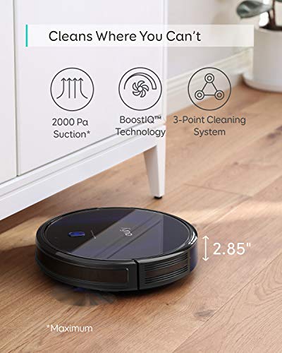 eufy by Anker, BoostIQ RoboVac 15C MAX, Wi-Fi Connected Robot Vacuum Cleaner, Super-Thin, 2000Pa Suction, Quiet, Self-Charging Robotic Vacuum Cleaner, Cleans Hard Floors to Medium-Pile Carpets