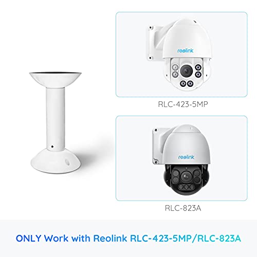 REOLINK 4K PTZ Outdoor Camera, PoE IP Home Security Surveillance, 5X Optical Zoom Auto Tracking, Color Night Vision, Two Way Talk, Up to 256GB SD Card, 1x RLC-823A Bundle with 1x Vertical Bracket