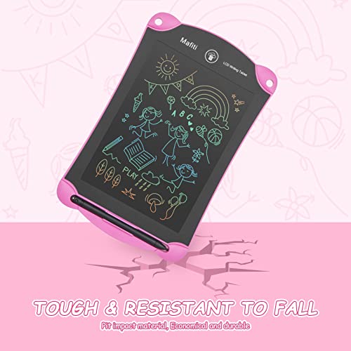 Colorful LCD Writing Tablet for Kids 8.5 Inch Doodle Drawing Board for Little Girls Boys Gifts Electronic Writing Pads Pink