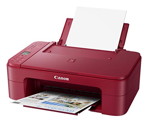 Canon Pixma TS3320 Red, Works with Alexa