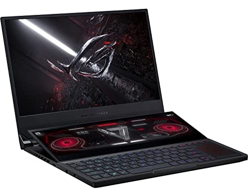 ASUS ROG Zephyrus Duo 15 SE Gaming & Entertainment Laptop (AMD Ryzen 9 5980HX 8-Core, 32GB RAM, 2x8TB PCIe SSD (16TB), RTX 3070, 15.6" 300Hz Full HD (1920x1080), Win 11 Pro) (Renewed)