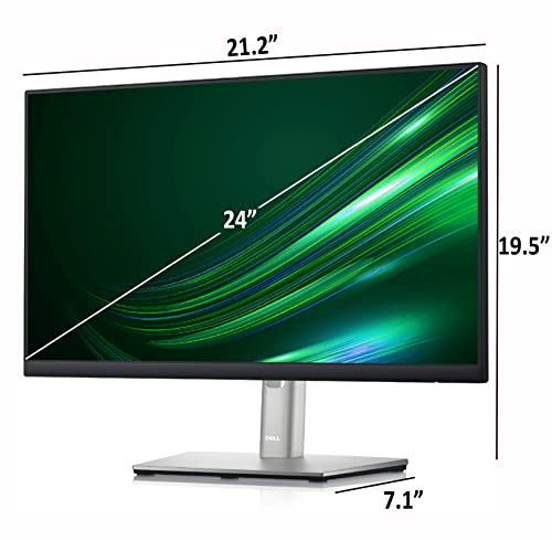 Dell 24 inch Monitor, P2422H Full HD 1080p Monitor, Anti Glare 16:9 IPS Computer Monitor with Wholesalehome Mousepad