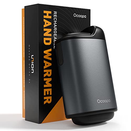 OCOOPA Union U5s Hand Warmers Rechargeable, Battery Replaceable Handwarmer 10000mAh, 4 Levels Electric Heater, 15 Hrs Warmth, Perfect for Golf, Hunting Gifts Men