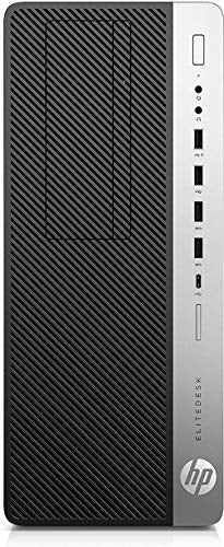 HP EliteDesk 800G3 Tower Computer PC, 16GB RAM, 500GB SSD Hard Drive, Windows 10 Professional 64 Bit (Renewed)