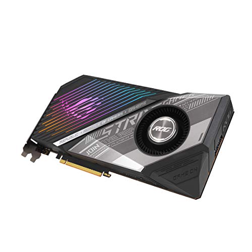 ASUS ROG Strix LC AMD Radeon™ RX 6800 XT OC Edition Gaming Graphics Card ( PCIe 4.0, 16GB GDDR6, HDMI 2.1, DisplayPort 1.4a, Full-Coverage Cold Plate, 240mm Radiator, 600mm tubing, GPU Tweak II)