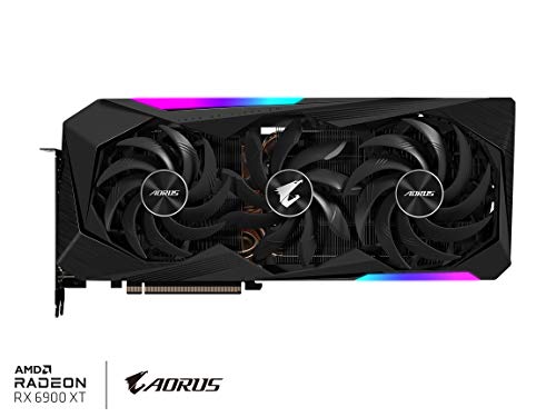 GIGABYTE AORUS Radeon RX 6900 XT Master 16G Graphics Card, MAX-Covered Cooling, 16GB 256-bit GDDR6, GV-R69XTAORUS M-16GD Video Card