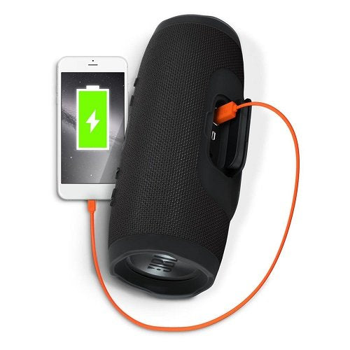 JBL Charge 3 Waterproof Portable Bluetooth Speaker (Black), 1