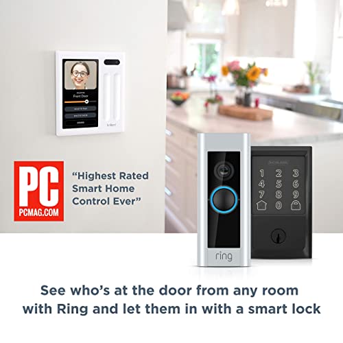 Brilliant Smart Home Control (3-Switch Panel) — Alexa Built-In & Compatible with Ring, Sonos, Hue, Google Nest, Wemo, SmartThings, Apple HomeKit — In-Wall Touchscreen Control for Lights, Music, & More